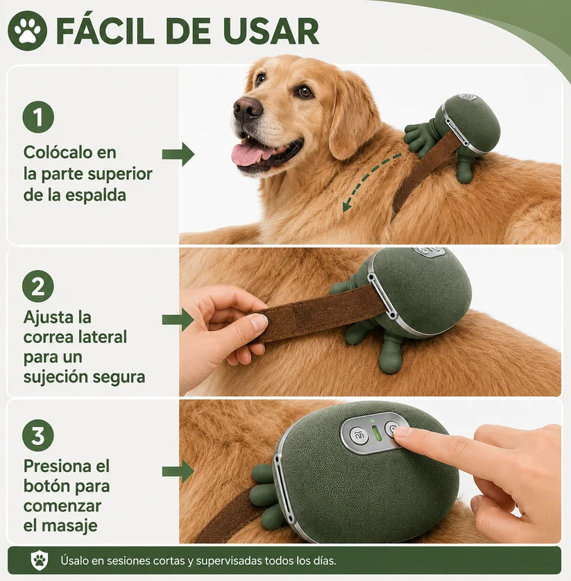 Masajeador Relajante para Mascotas