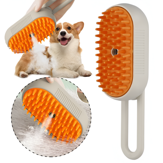 Cepillo a Vapor 3 en 1 para Mascota