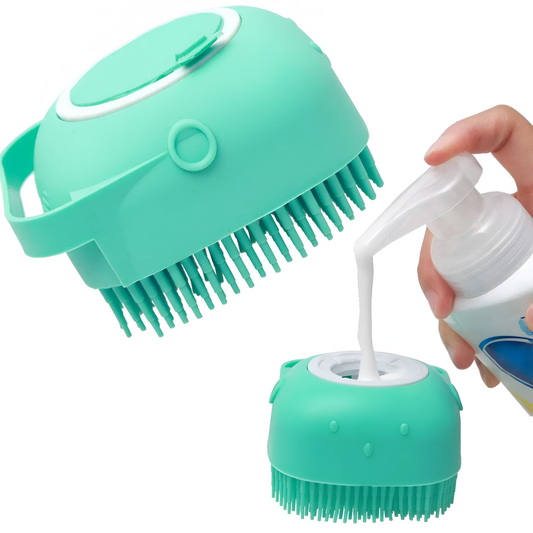 “Cepillo 2 en 1 Pelupet – Masaje y Baño Suave”